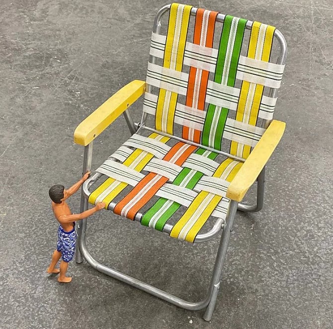 1980s best sale lawn chair