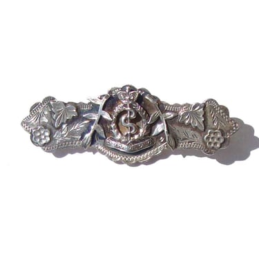 Antique Sterling Silver Bar Pin Brooch – Royal Army Medical Corp 