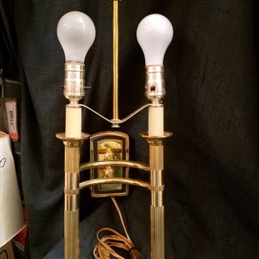 Brass Two Arm Sconce 6 x 22