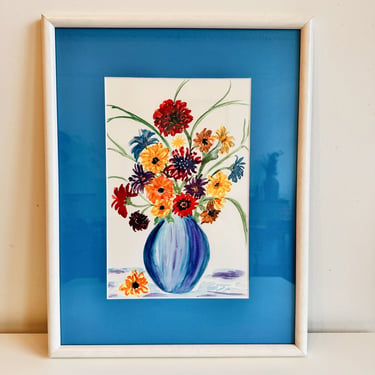 Flowers in Blue Vase ‘99