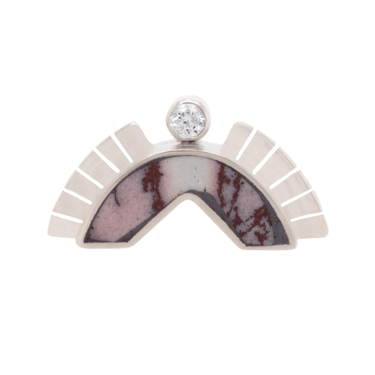 Dendritic Jasper Lacuna Ring Crown — Commitment, Curated