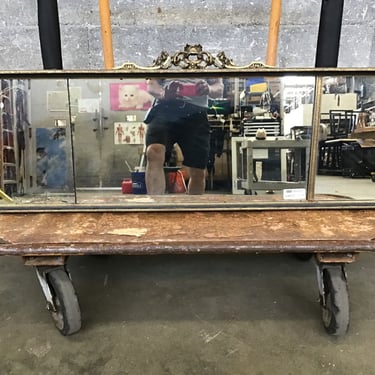 Vintage Floral Engraved Mirror (Seattle)