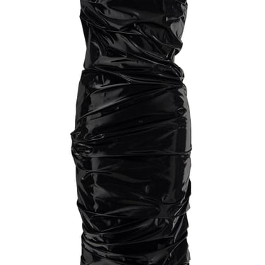 Alexander Mcqueen Laminated Jersey Dress Women