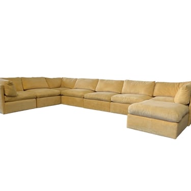 #7027 Monumental Milo Baughman Sectional Sofa