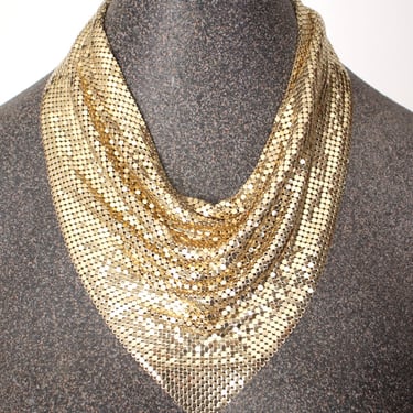 Whiting & Davis Co. Chainmail Mesh Necklace