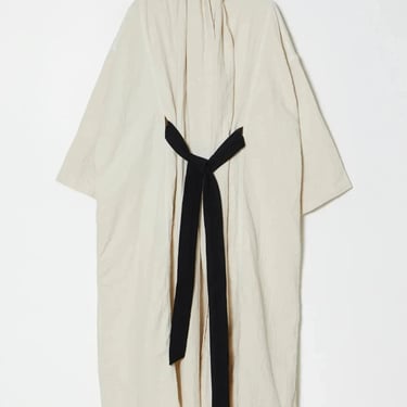 Belted Long Haori Coat - Atelier Delphine