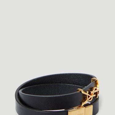 Saint Laurent Men Opyum Double Wrap Bracelet