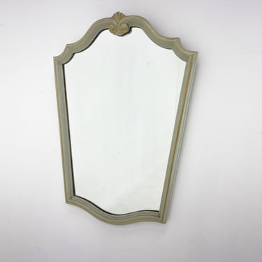 Vintage French Wooden Mirror, 1970's 