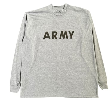 Mock Neck Army Shirt Gray (2X)