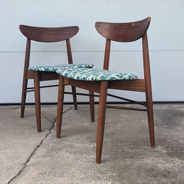 Mid Century H Browning for Stanley Dining Accent Chairs - A Pair 