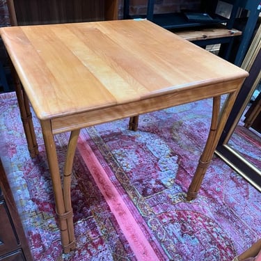 Haywood Wakefield table. 30” x 30” x 29” 