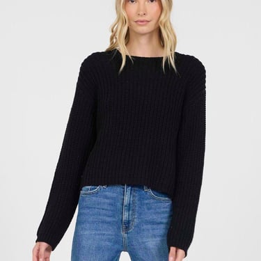 Stitches + Stripes - Brooke Pullover - Black