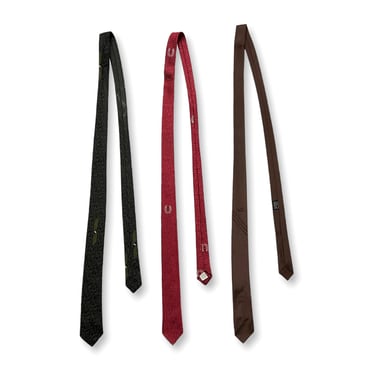 小物 50's style rockabilly striped tie Vintage 1960s Skinny Neck Tie By Wembley Stripe Graphics