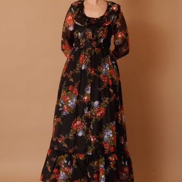 Carnation Floral Gown - M