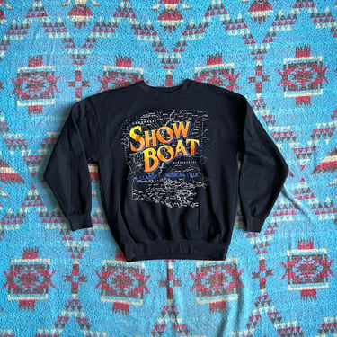 Vintage 90s Show Boat Musical Souvenir Sweatshirt 