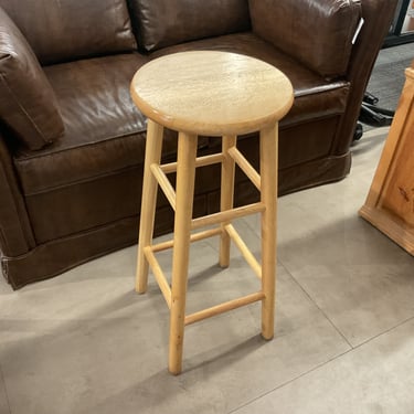 Tall Wood Stool