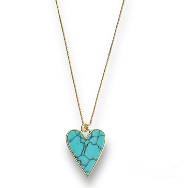 Turquoise Heart Necklace