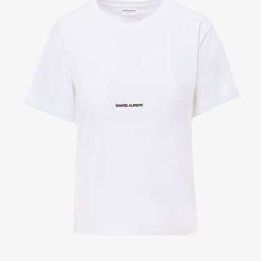Saint Laurent Woman T-Shirt Woman White T-Shirts