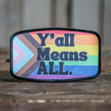 Pride inclusive Patch | Y'all means ALL | Camp Blue 