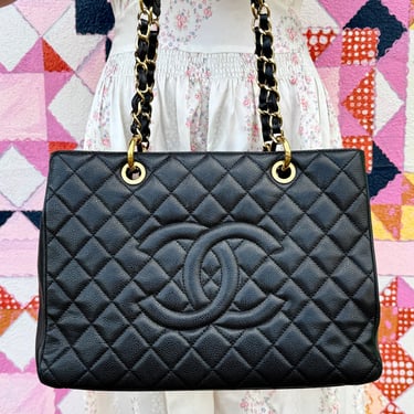 Chanel 2010 Caviar Giant Shopper Tote