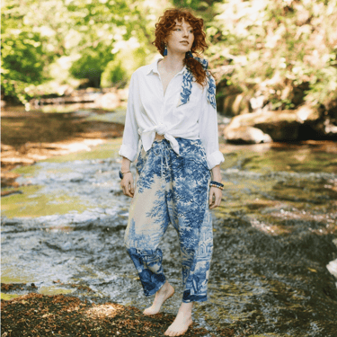 Let The Light In: Linen Artist Pants