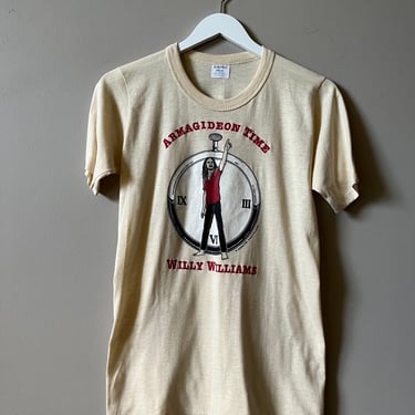 1981 (DEADSTOCK) WILLY WILLIAMS &quot;ARMAGIDEON TIME&quot; T SHIRT