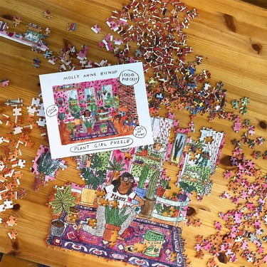 Molly Anne Bishop Plant Girl Puzzle
