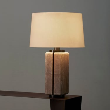 Canister Table Lamp
Natural Chocolate Shagreen