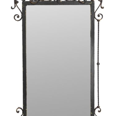 Art Deco Wrought Iron Mirror