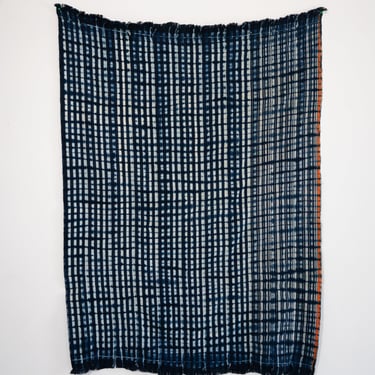 VINTAGE CLOTH IN SHIBORI DYE
