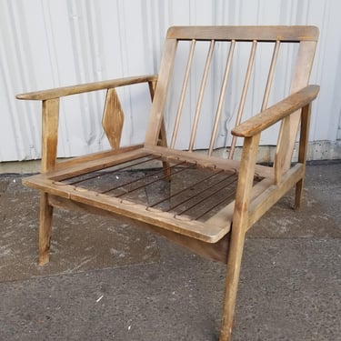 MCM Lounge Chair Frame As Is
