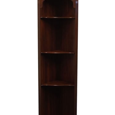 ETHAN ALLEN Georgian Court Solid Cherry Traditional Style Corner Bookcase / Wall Unit 11-9217 