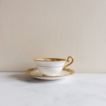 antique royal doulton gilt embossed tea cup