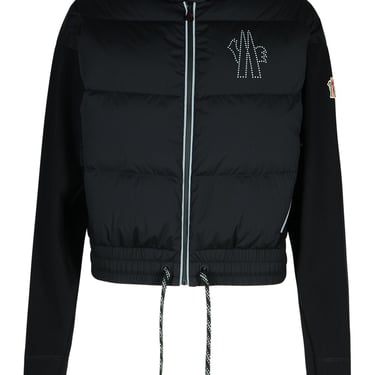 Moncler Grenoble Black Polyamide Blend Sweatshirt Women