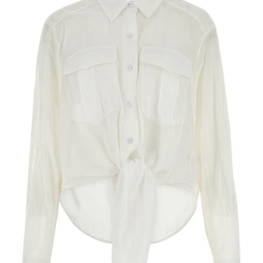 Isabel Marant Etoile Woman White Cotton Nath Shirt