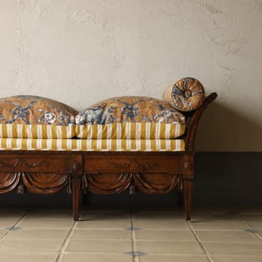 19th C. French Wall Bench