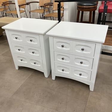 3 Drawer Nightstand Pair