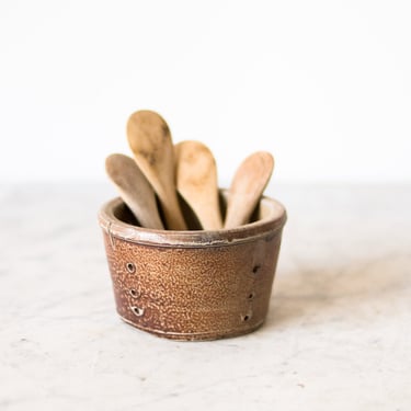 Cheese Pot with Four Wood Spoon