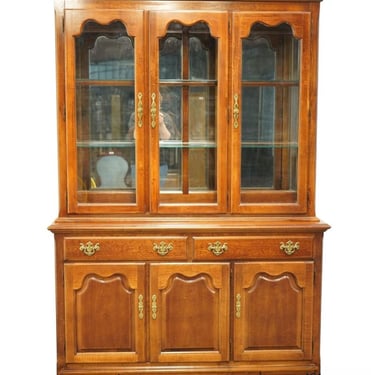 THOMASVILLE FURNITURE Winston Court Collection Solid Cherry Traditional 55" Buffet w. Lighted Display China Cabinet 20621-120 / 20621-320 