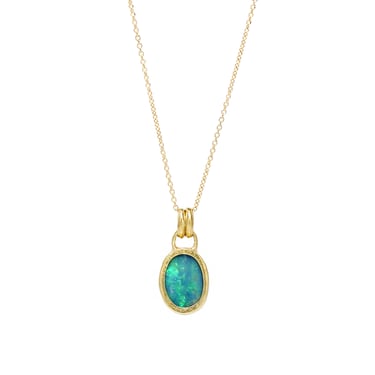 One-of-a-Kind Reversible Opal Doublet Necklace