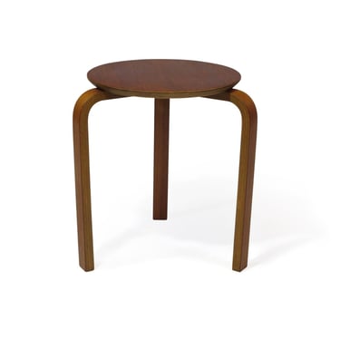 Pair of Danish Teak Stacking Stools Side Tables