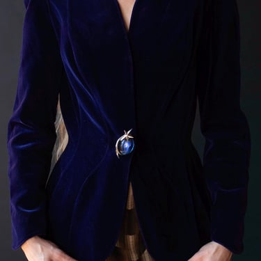 Purple Velvet Blazer | Thierry Mugler 