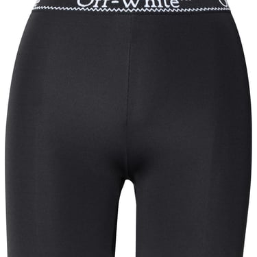 Off-White Black Polyamide Blend Shorts Woman