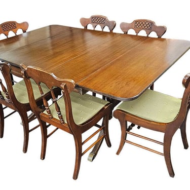 Vintage Drop-Leaf Dining Set