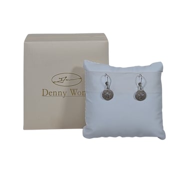 Denny Wong - Silver Sand Dollar Earrings