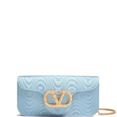 Valentino Garavani Women Locò Leather Clutch