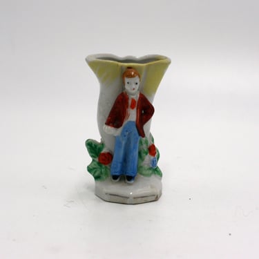 vintage tiny hand painted vase made in Japan 