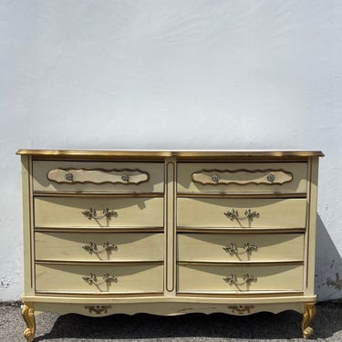 Dresser French Provincial Buffet Tv Stand Console Chest Sears Bonnet Shabby Chic Vanity Bedroom Storage Regency Boho CUSTOM PAINT AVAIL 