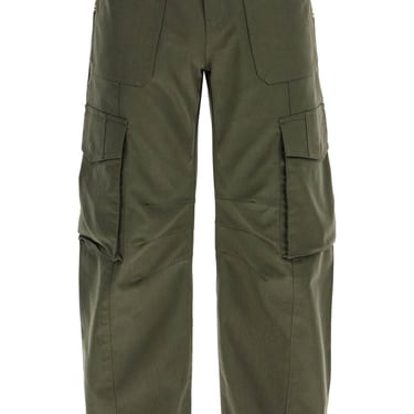 Golden Goose Twill Cargo Pants In Italian Men