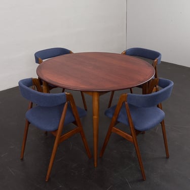 Circular dining table in rosewood, model 'PJ 2-5' by Grete Jalk for P. Jeppesen, Denmark 1960s 